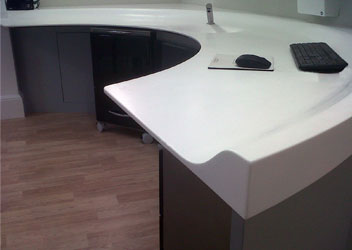 Dental Surgery Solid Surface Worktop